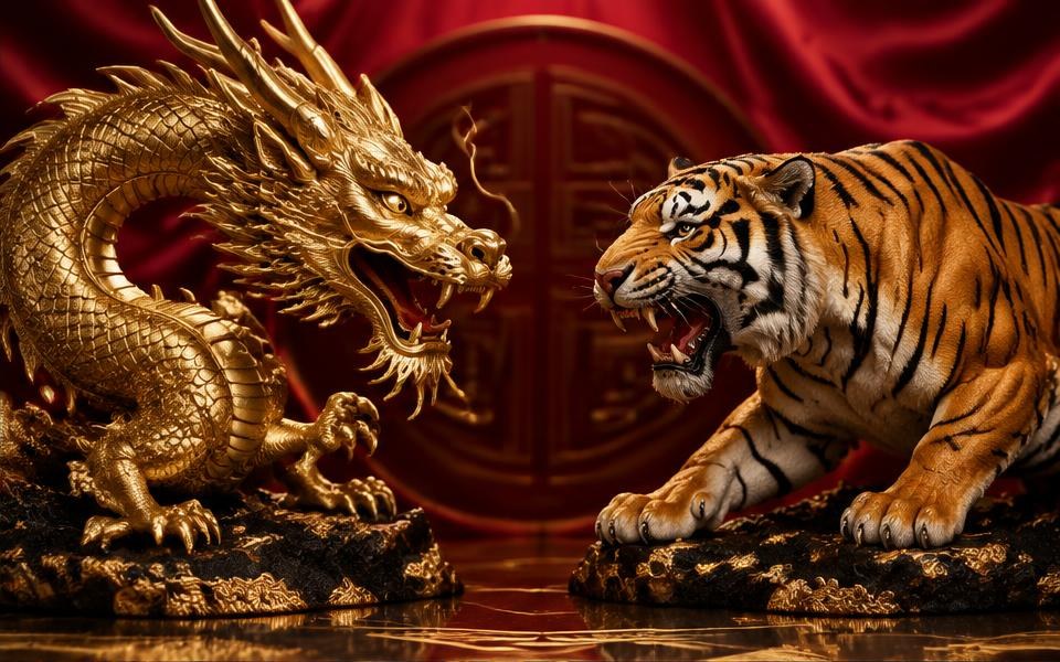 Dragon Tiger game artwork